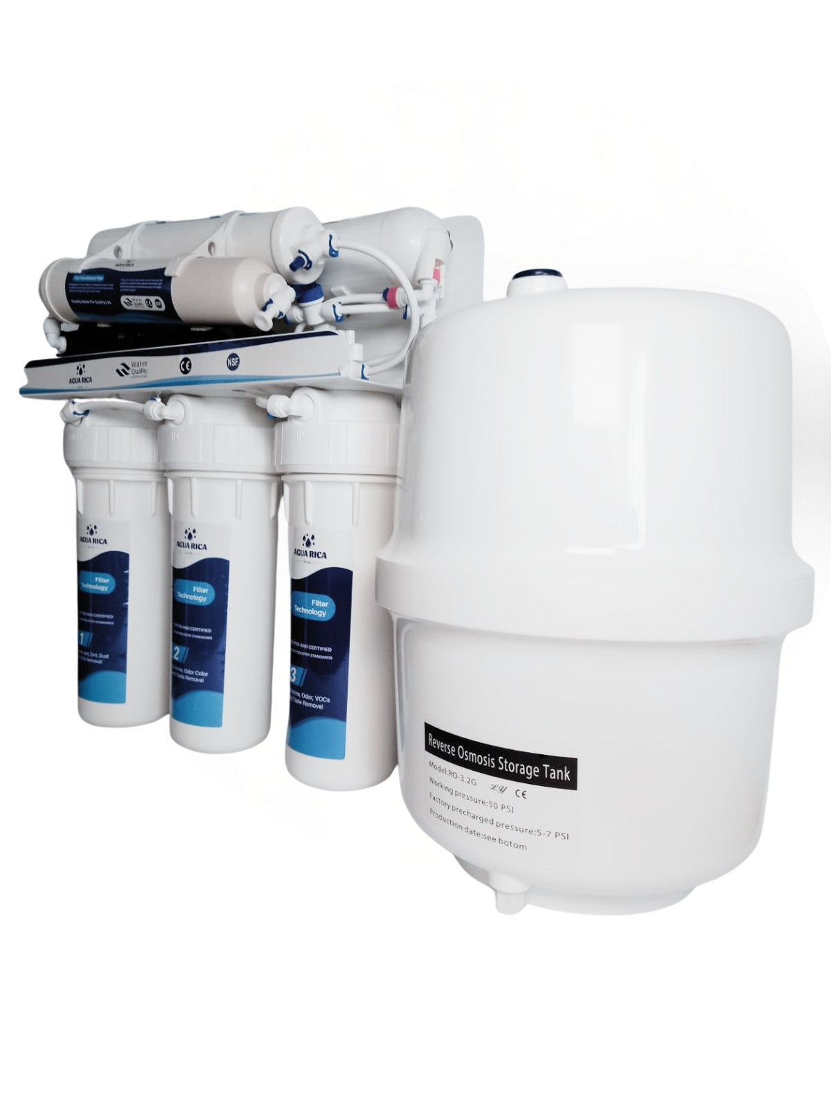 Vitalis Aqua® – Purificador de Ósmosis Inversa 6 Etapas con Tanque