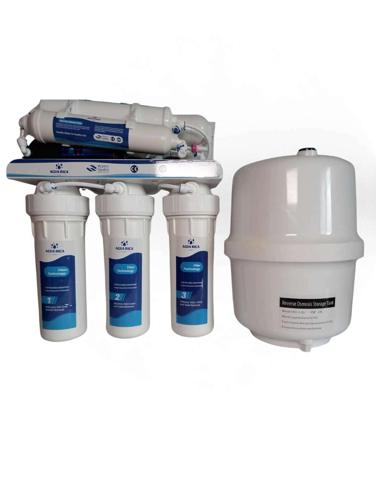 Vitalis Aqua® – Purificador de Ósmosis Inversa 6 Etapas con Tanque