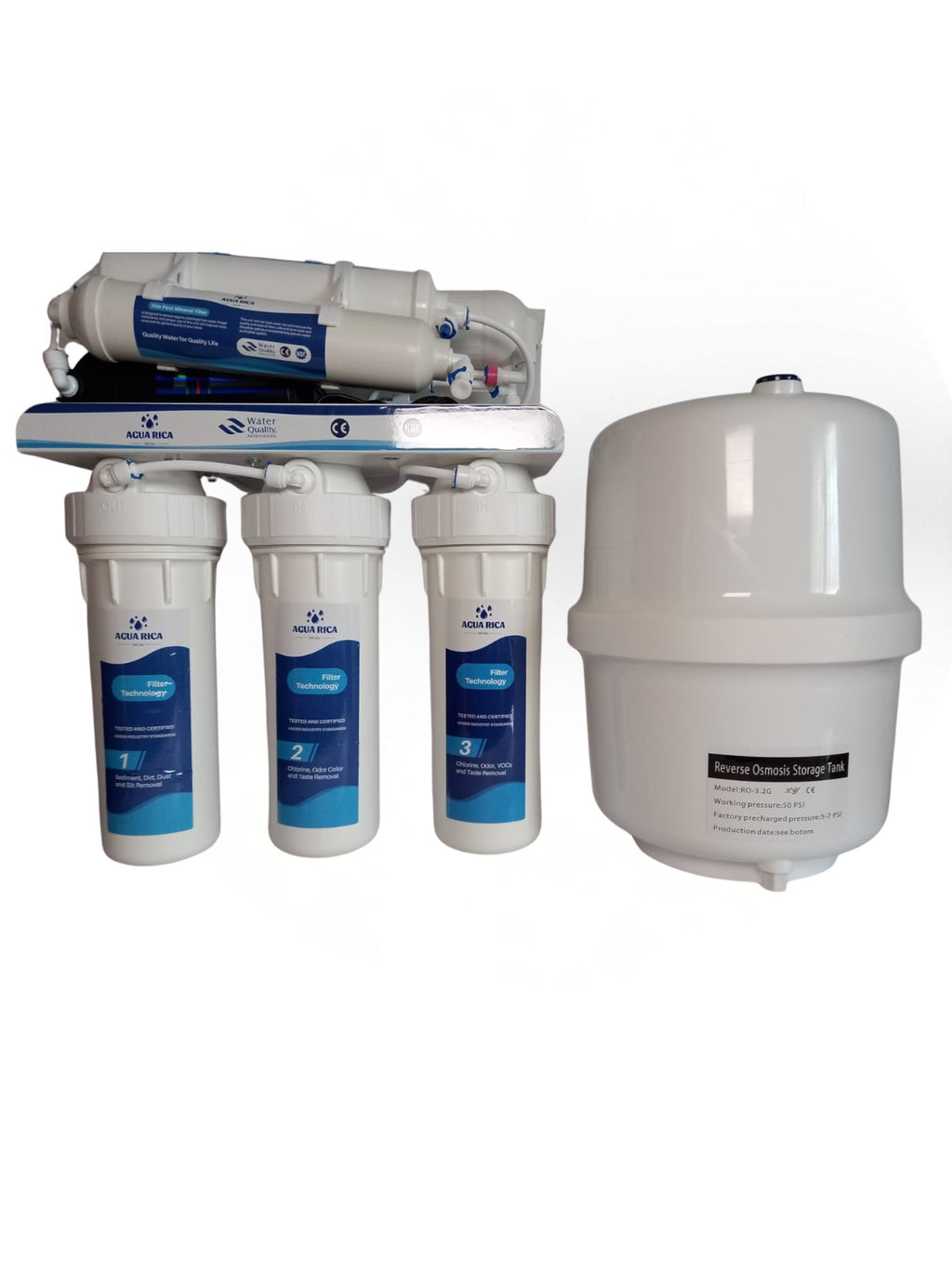 Vitalis Aqua® – Purificador de Ósmosis Inversa 6 Etapas con Tanque